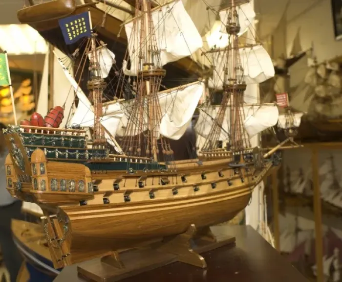 Framed Print : Mauritius, Port Louis. Model ship in shop at Caudan Waterfront Framed Print : Mauritius, Port Louis. Model ship in shop at Caudan Waterfront