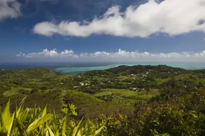 Framed Print : Mauritius, Rodrigues Island, Mont Lubin, south coast view from Mont Limon Framed Print : Mauritius, Rodrigues Island, Mont Lubin, south coast view from Mont Limon