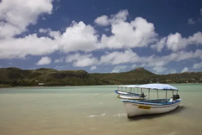 Framed Print : Mauritius, Rodrigues Island, North Rodrigues, water taxis at Pointe de Diable Framed Print : Mauritius, Rodrigues Island, North Rodrigues, water taxis at Pointe de Diable