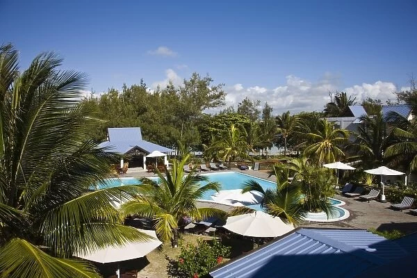 Mauritius, Southern Mauritius, Blue Bay, Blue Lagoon Beach Hotel, pool