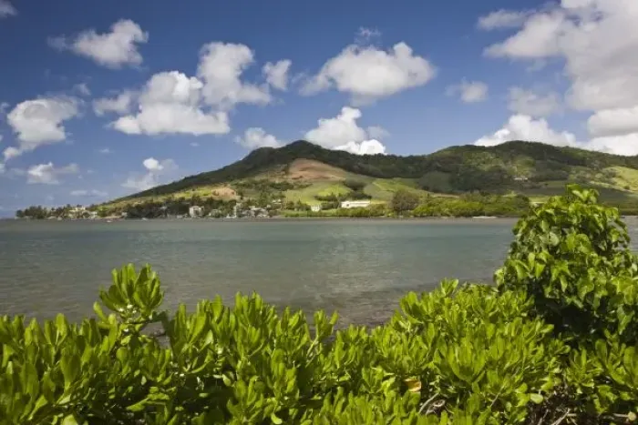 Framed Print : Mauritius, Southern Mauritius, Grand Sable, seafront Framed Print : Mauritius, Southern Mauritius, Grand Sable, seafront