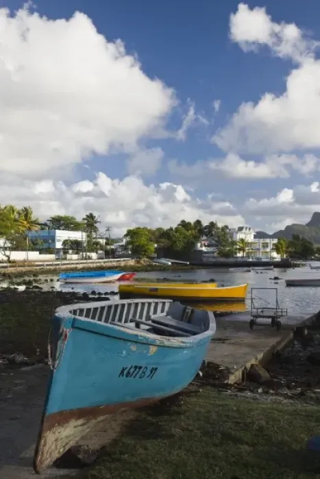 Framed Print : Mauritius, Southern Mauritius, Mahebourg, waterfront Framed Print : Mauritius, Southern Mauritius, Mahebourg, waterfront