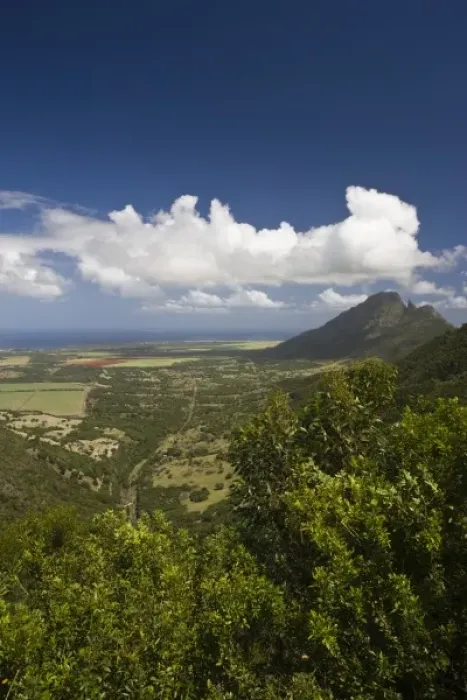 Framed Print : Mauritius, Western Mauritius, Vacoas, view towards west coast Framed Print : Mauritius, Western Mauritius, Vacoas, view towards west coast
