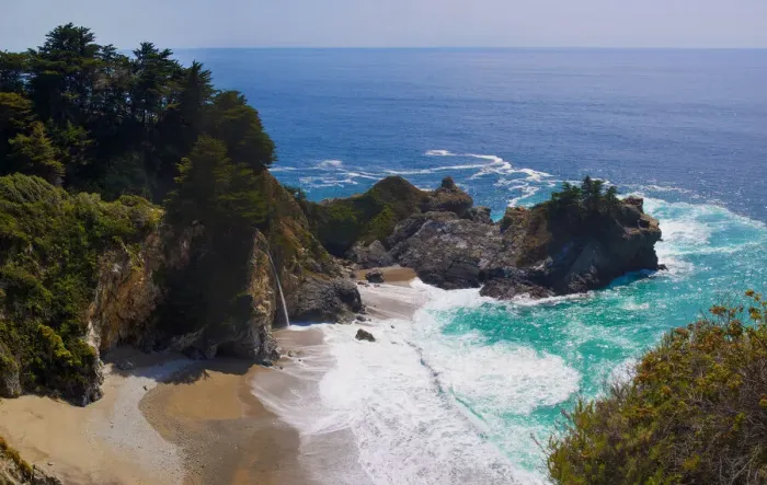 Framed Print : McWay Falls, Julia Pfeiffer Burns State Park, Big Sur, California, USA Framed Print : McWay Falls, Julia Pfeiffer Burns State Park, Big Sur, California, USA