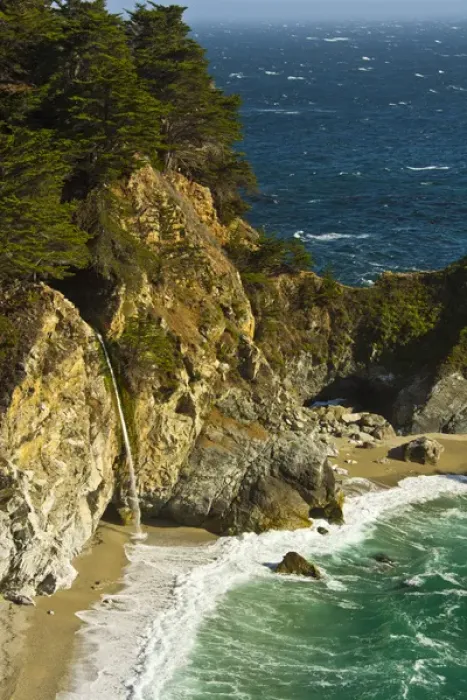 Framed Print : McWay Falls; Julia Pfeiffer Burns State Park; Big Sur; California; USA