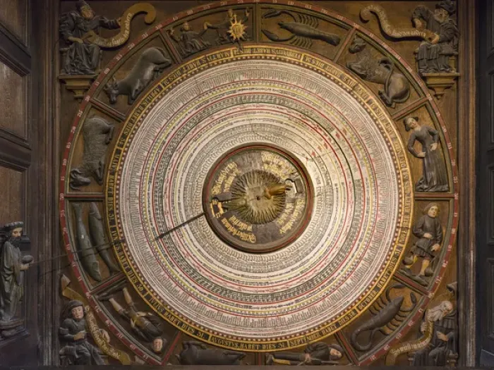 Framed Print : The medieval astronomic clock, the only one of its kind in good working condition Framed Print : The medieval astronomic clock, the only one of its kind in good working condition
