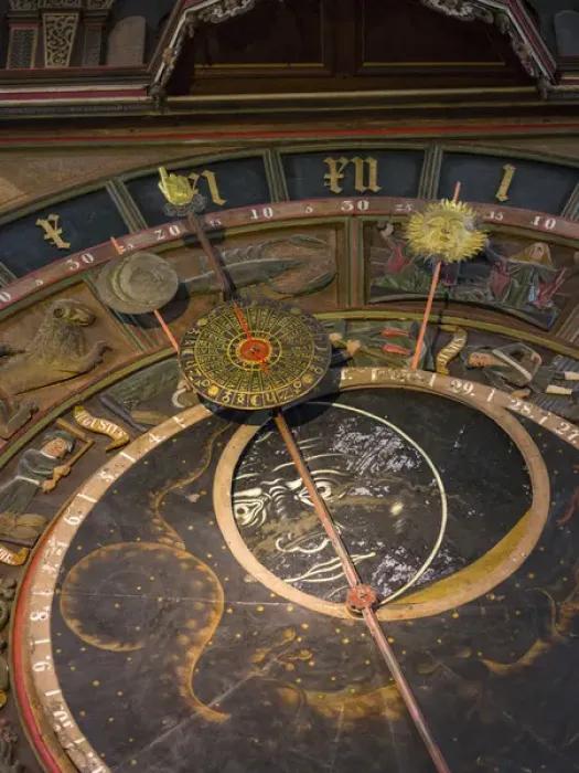 Framed Print : The medieval astronomic clock, the only one of its kind in good working condition Framed Print : The medieval astronomic clock, the only one of its kind in good working condition