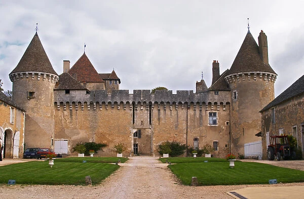 The medieval Chateau de Rully in Cote Chalonnaise, Bourgogne