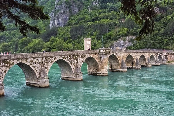 Mehmed Pasha Sokolovic Bridge on the Drina River, UNESCO World Heritage Site, Visegrad