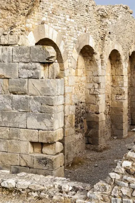 Framed Print : Memmian baths, Roman ruins of Bulla Regia, Tunisia, North Africa