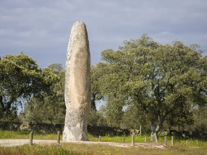 Framed Print : Menhir da Meada near Marvao in the Alentejo Framed Print : Menhir da Meada near Marvao in the Alentejo
