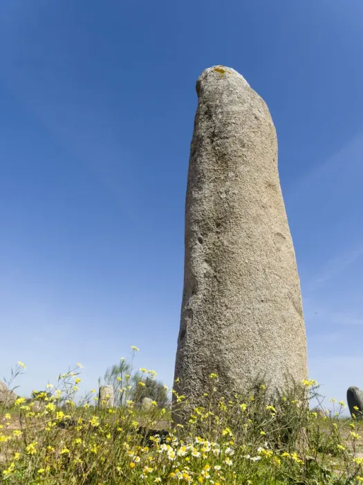 Framed Print : Menhir de Outeiro near Monsaraz in the Alentejo. Europe, Southern Europe, Portugal Framed Print : Menhir de Outeiro near Monsaraz in the Alentejo. Europe, Southern Europe, Portugal