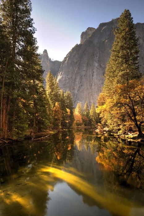 Framed Print : Merced River flows through Californias Yosemite National Park Framed Print : Merced River flows through Californias Yosemite National Park