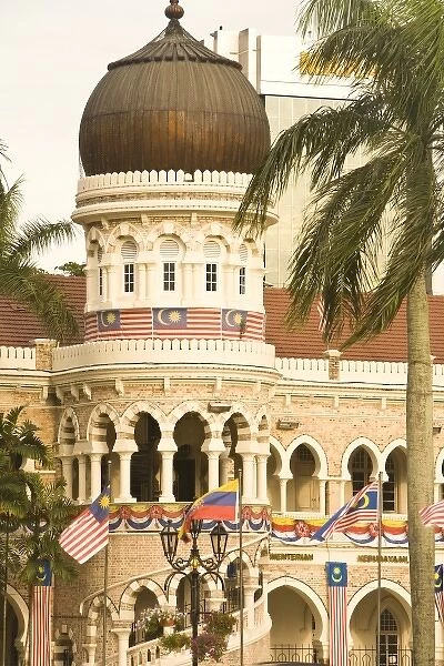 Merdeka or Independence Square, captial city of Kuala Lumpur, Malaysia Peninsula