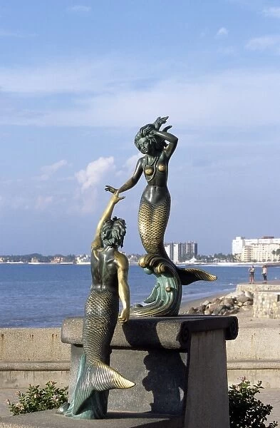Mermiad statue Puerto Vallarta, Mexico