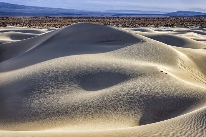 Framed Print : Mesquite Dunes, Death Valley National Park, California