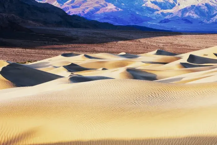 Framed Print : Mesquite Sand Dunes. Grapevine Mountains in the Background. Death Valley. California Framed Print : Mesquite Sand Dunes. Grapevine Mountains in the Background. Death Valley. California