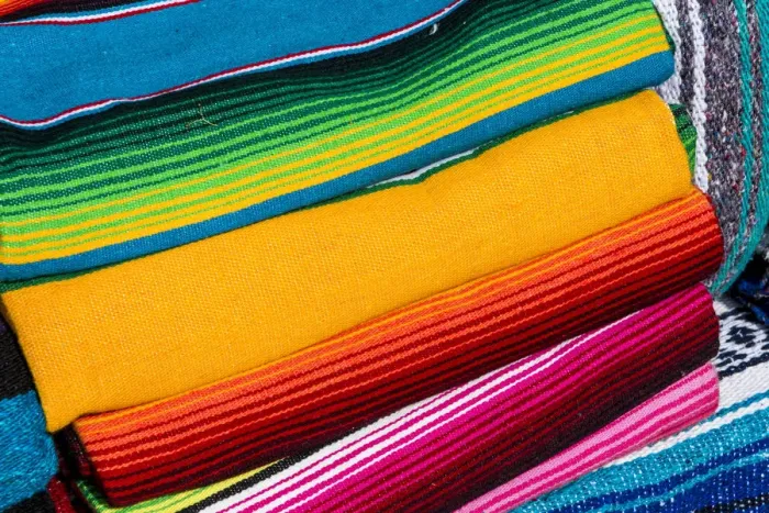 Framed Print : Mexican blanket souvenir Old Town, San Diego, California Framed Print : Mexican blanket souvenir Old Town, San Diego, California