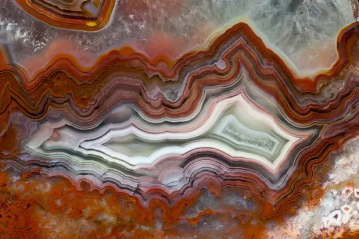 Framed Print : Mexican Crazy Lace Agate Framed Print : Mexican Crazy Lace Agate