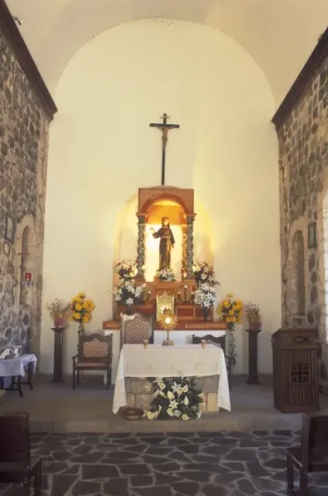 Framed Print : Mexico, Baja California Sur, Mulege, Mission Santa Rosalia de Mulege