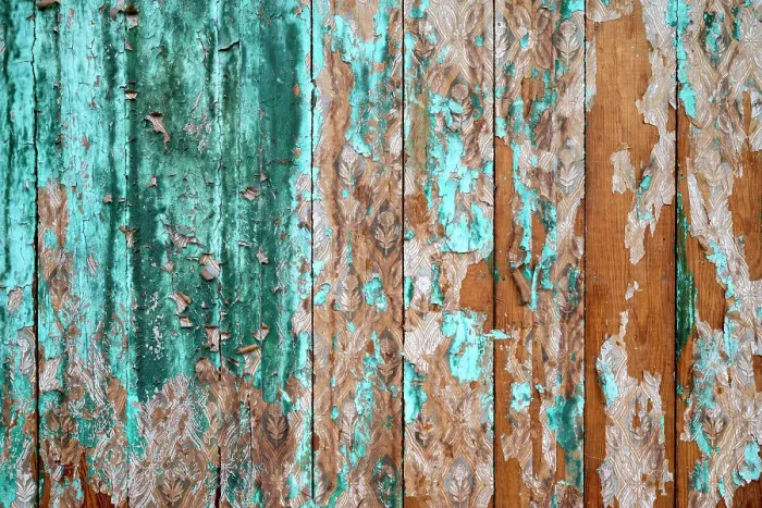 Framed Print : Mexico, Baja California Sur. Detail of a painted fence