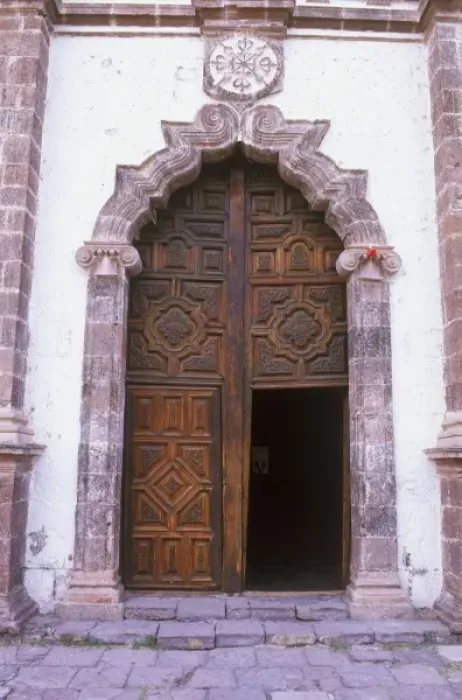 Framed Print : Mexico, Baja California Sur, San Ignacio, Mission San Ignacio Kadakaanman
