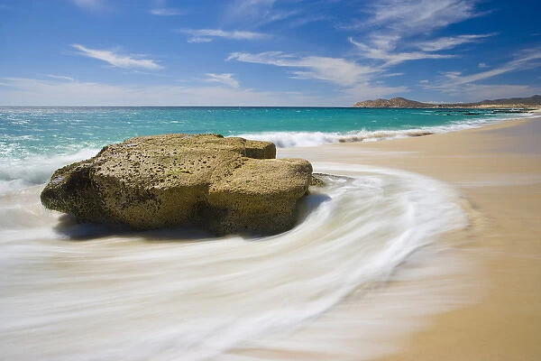 Mexico, Cabo San Lucas. Ocean shore landscape