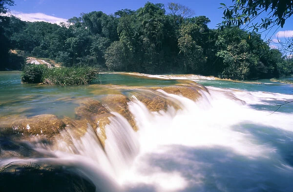 06. Mexico, Chiapas. Cascades of Agua Azul on the Tulija River