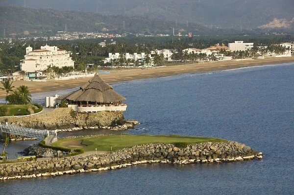 Mexico, Colima, Manzanillo. Playa Las Hadas  /  Barcelo Karmina Place Hotel Golf Course