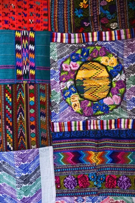 Framed Print : Mexico. Colorful textiles. Credit as: Nancy Rotenberg  /  Jaynes Gallery  /  Danita Delimont