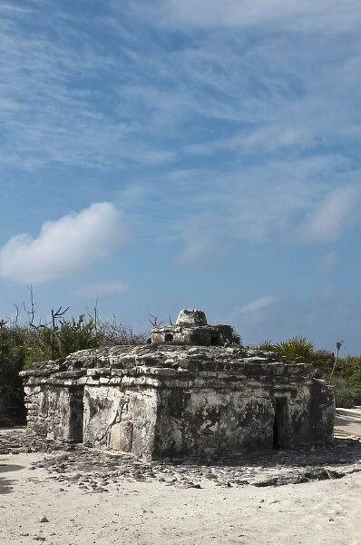 Mexico, Cozumel. Old Maya ruins, Punta Sur Park, Isla de Cozumel (Cozumel Island)