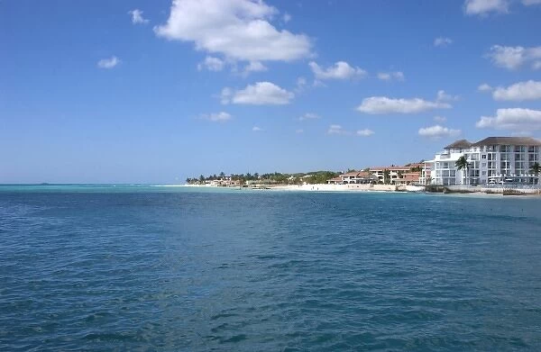 Mexico, Cozumel, resorts along coast