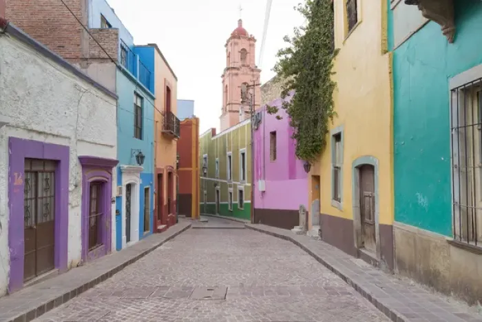 Framed Print : Mexico, Guanajuato. Colorful street scene. Credit as: Don Paulson / Jaynes Gallery / DanitaDelimont Framed Print : Mexico, Guanajuato. Colorful street scene. Credit as: Don Paulson / Jaynes Gallery / DanitaDelimont