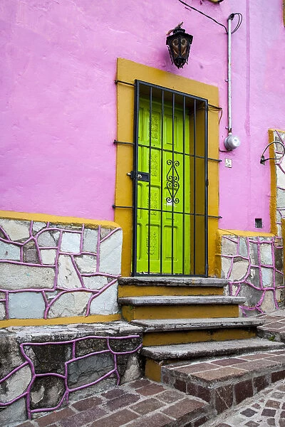 Mexico, Guanajuato, House in Guanajuato