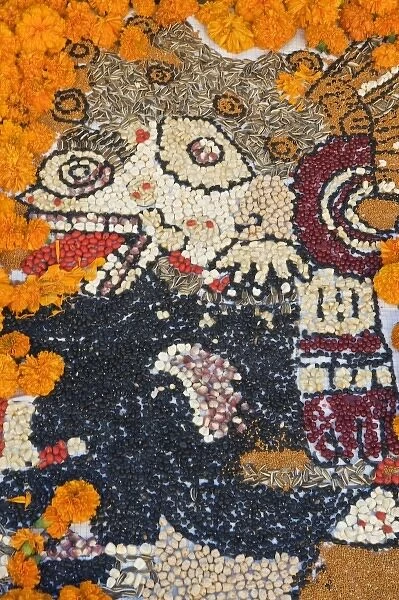 Mexico, Guanajuato, San Miguel de Allende, Day of the Dead Decoration