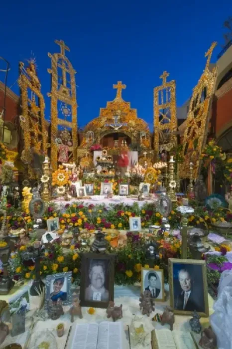Framed Print : Mexico, Guanajuato, San Miguel de Allende, Day of the Dead Altar Framed Print : Mexico, Guanajuato, San Miguel de Allende, Day of the Dead Altar