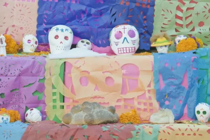 Framed Print : Mexico, Guanajuato, San Miguel de Allende, Day of the Dead Altar