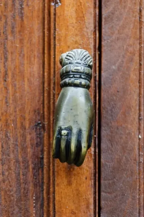 Framed Print : Mexico, Guanajuato, San Miguel de Allende, Door Knocker