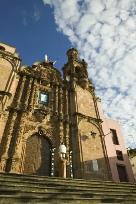 Framed Print : Mexico, Guanajuato State, Guanajuato. Iglesia de Pardo Church / Exterior / Sunset Framed Print : Mexico, Guanajuato State, Guanajuato. Iglesia de Pardo Church / Exterior / Sunset