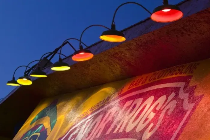 Framed Print : Mexico, Guerrero, Ixtapa. Detail of Senor Frog Bar Sign