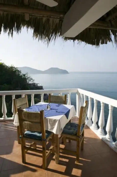 Framed Print : Mexico, Guerrero, Zihuatanejo. Cafe Table over Zihuatanejo Bay Framed Print : Mexico, Guerrero, Zihuatanejo. Cafe Table over Zihuatanejo Bay