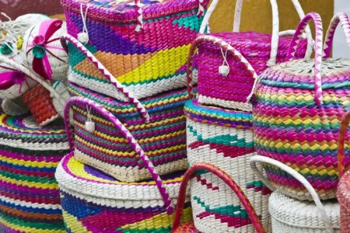 Framed Print : Mexico, Guerrero, Zihuatanejo. Mexican Baskets Framed Print : Mexico, Guerrero, Zihuatanejo. Mexican Baskets