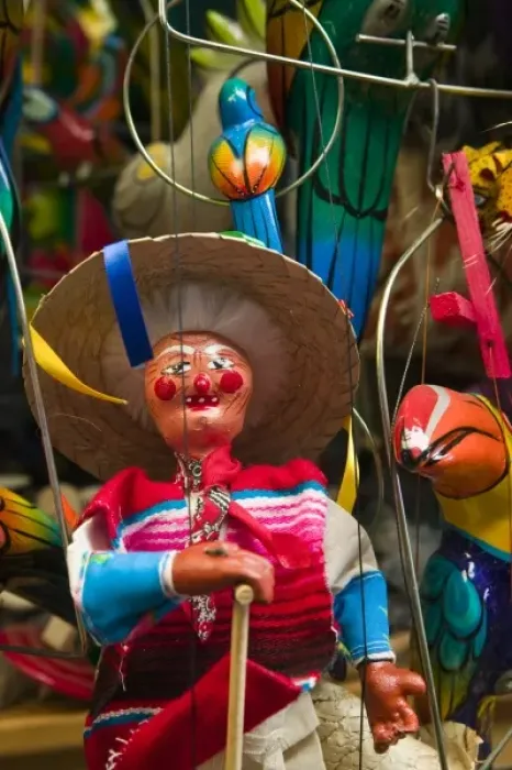 Framed Print : Mexico, Guerrero, Zihuatanejo. Mexican Puppets at the Tourist Market Framed Print : Mexico, Guerrero, Zihuatanejo. Mexican Puppets at the Tourist Market