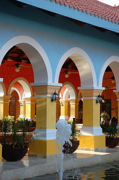 06. Mexico, Mayan Riviera, Lobby of Iberostar resort