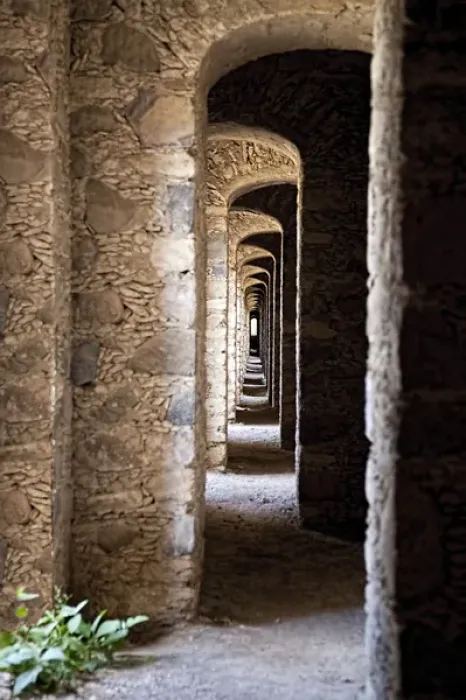 Framed Print : Mexico, Mineral de Pozes, Tunnel of Arches Framed Print : Mexico, Mineral de Pozes, Tunnel of Arches