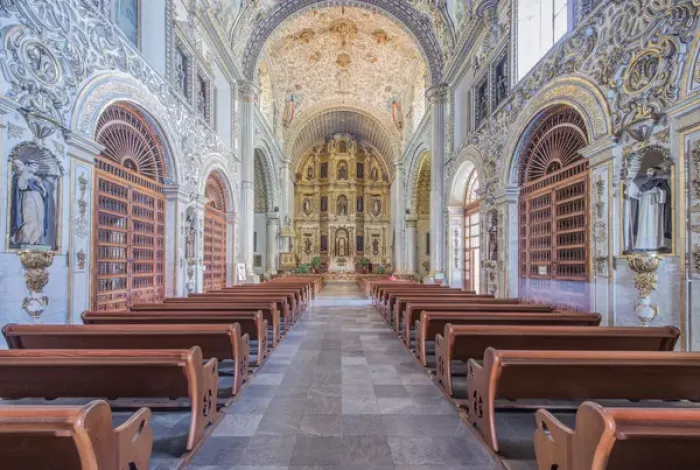 Framed Print : Mexico, Oaxaca, Church of Santo Domingo de Guzman (Templo de Santo Domingo de Guzman)