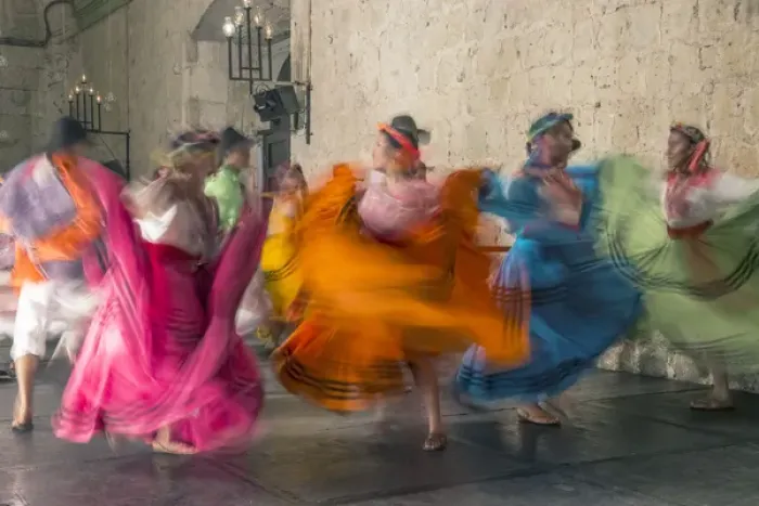 Framed Print : Mexico, Oaxaca, Mexican Folk Dance