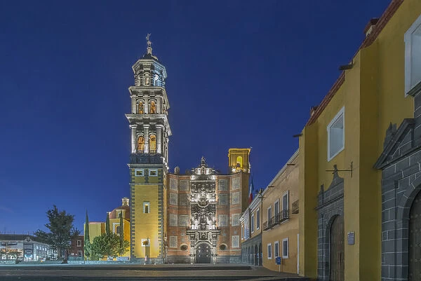 Mexico, Puebla, Church of San Francisco and ex monastery (Templo de San Francisco)