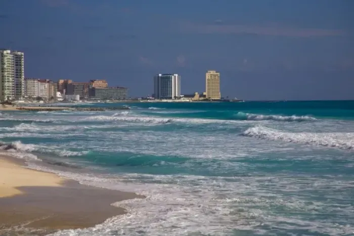 Framed Print : Mexico, Quintana Roo, Cancun, hotel zone on Isla Cancun, bordering the Caribbean Sea Framed Print : Mexico, Quintana Roo, Cancun, hotel zone on Isla Cancun, bordering the Caribbean Sea