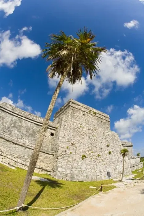 Framed Print : Mexico, Quintana Roo, Tulum. This is El Castillo of Tulum. The Tulum ruins are located on 39-ft Framed Print : Mexico, Quintana Roo, Tulum. This is El Castillo of Tulum. The Tulum ruins are located on 39-ft